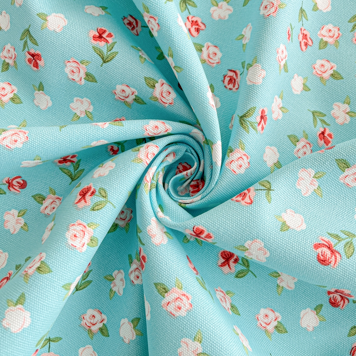 91家纺网 家纺一手货源 找家纺 首爱家纺 2025新款升级细纱原棉老粗布印花单床笠床笠单件单品床笠 春雨