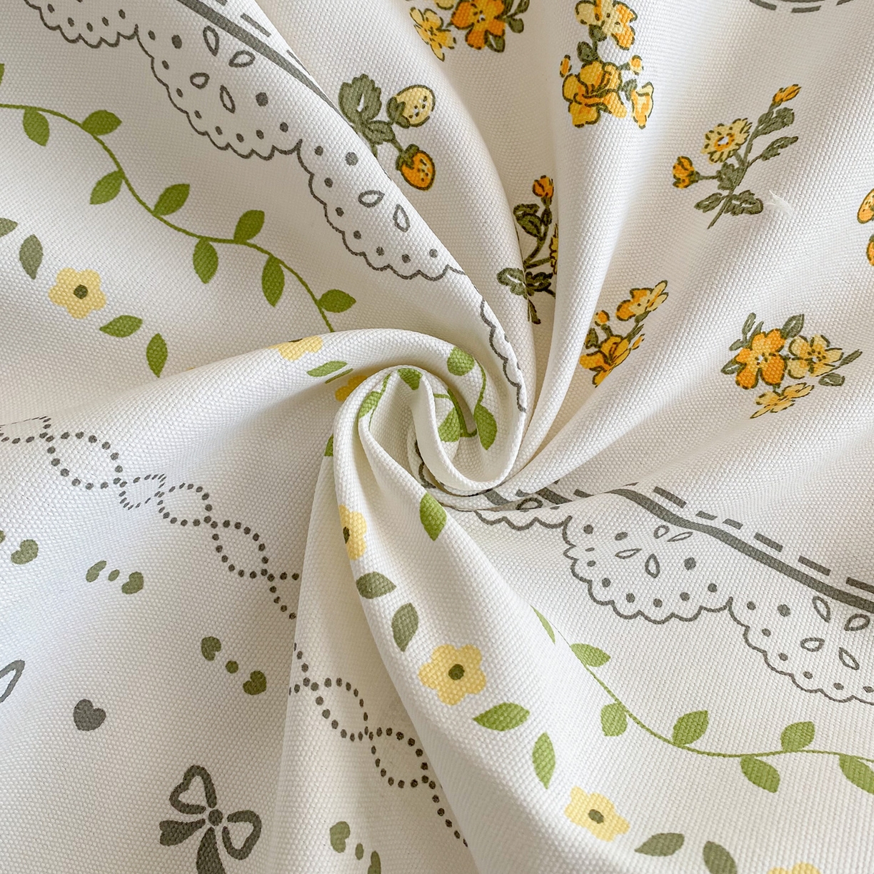 91家纺网 家纺一手货源 找家纺 首爱家纺 2025新款升级细纱原棉老粗布印花单床笠床笠单件单品床笠 花蝶