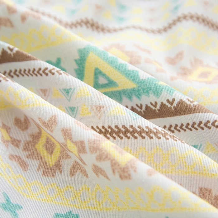 91家纺网 家纺一手货源 找家纺 首爱家纺 2025新款升级细纱原棉老粗布印花单床笠床笠单件单品床笠 条雅恋