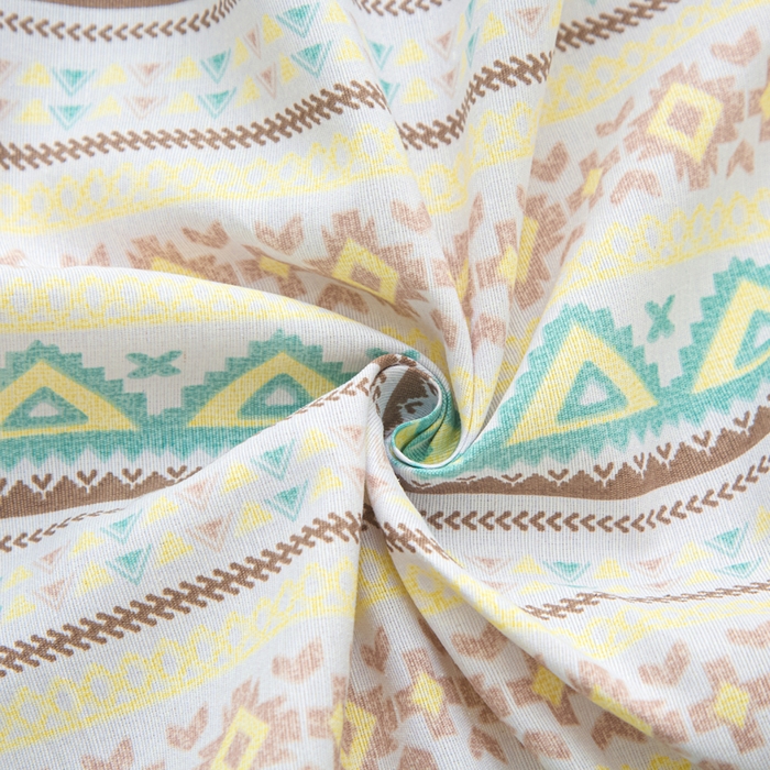 91家纺网 家纺一手货源 找家纺 首爱家纺 2025新款升级细纱原棉老粗布印花单床笠床笠单件单品床笠 条雅恋