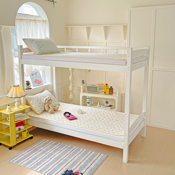 91家纺网 家纺一手货源 找家纺 恒尚居 2025新款学生床垫双层纱床褥垫软床垫床护垫-四季款【系列一】 春日繁花