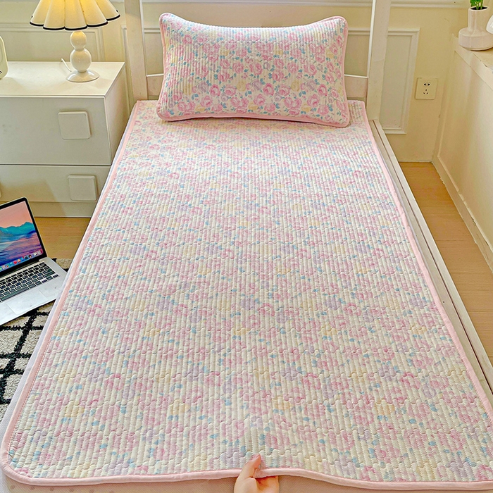 恒尚居 2025新款学生床垫双层纱床褥垫软床垫床护垫-四季款【系列一】 玫瑰印象