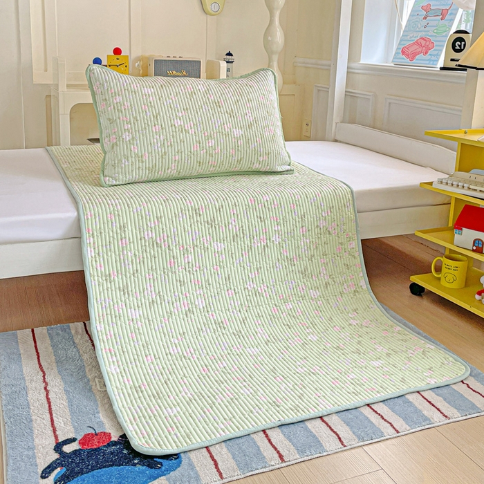 91家纺网 家纺一手货源 找家纺 恒尚居 2025新款学生床垫双层纱床褥垫软床垫床护垫-四季款【系列一】 美丽心情