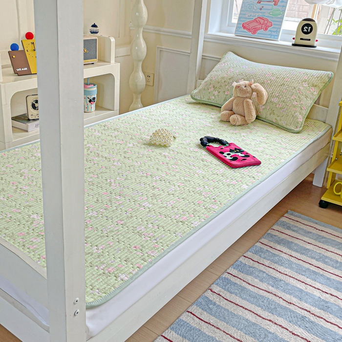 91家纺网 家纺一手货源 找家纺 恒尚居 2025新款学生床垫双层纱床褥垫软床垫床护垫-四季款【系列一】 美丽心情