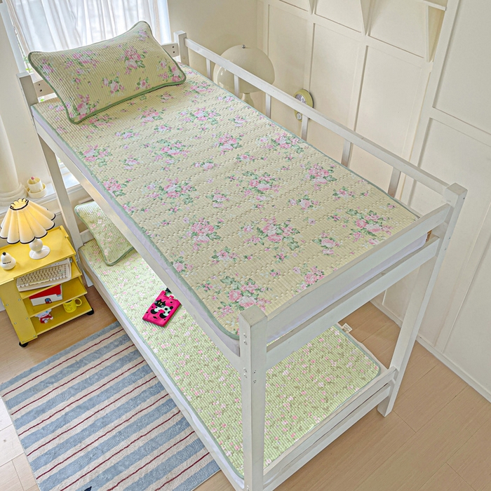 91家纺网 家纺一手货源 找家纺 恒尚居 2025新款学生床垫双层纱床褥垫软床垫床护垫-四季款【系列一】 美丽心情