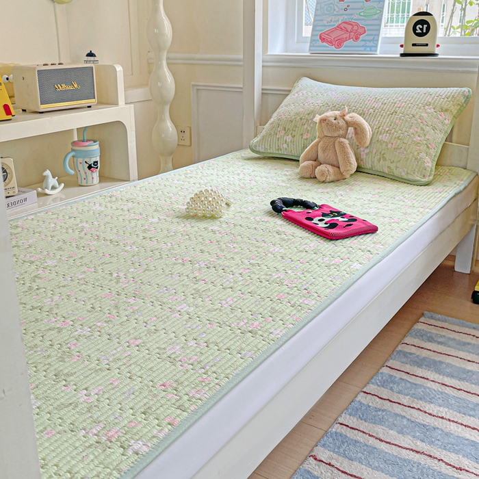 91家纺网 家纺一手货源 找家纺 恒尚居 2025新款学生床垫双层纱床褥垫软床垫床护垫-四季款【系列一】 美丽心情