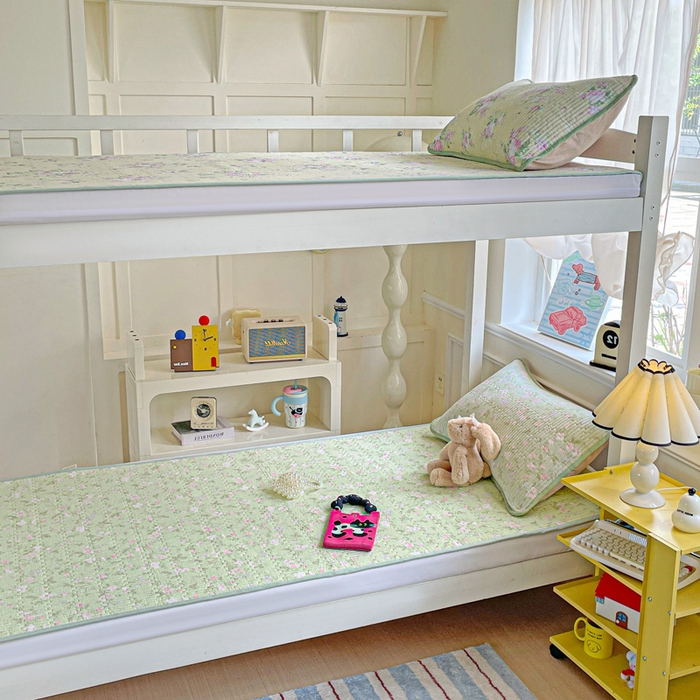 91家纺网 家纺一手货源 找家纺 恒尚居 2025新款学生床垫双层纱床褥垫软床垫床护垫-四季款【系列一】 美丽心情