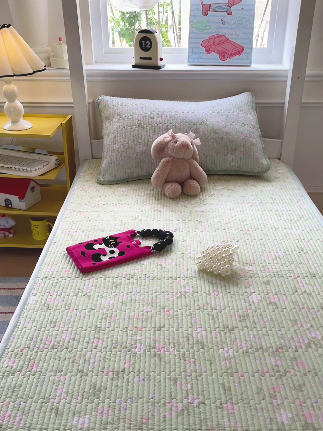 91家纺网 家纺一手货源 找家纺 恒尚居 2025新款学生床垫双层纱床褥垫软床垫床护垫-四季款【系列一】 美丽心情