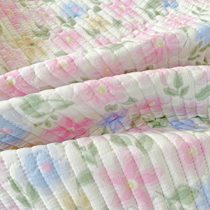 91家纺网 家纺一手货源 找家纺 恒尚居 2025新款学生床垫双层纱床褥垫软床垫床护垫-四季款【系列一】 蔷薇