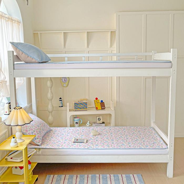 91家纺网 家纺一手货源 找家纺 恒尚居 2025新款学生床垫双层纱床褥垫软床垫床护垫-四季款【系列一】 蔷薇