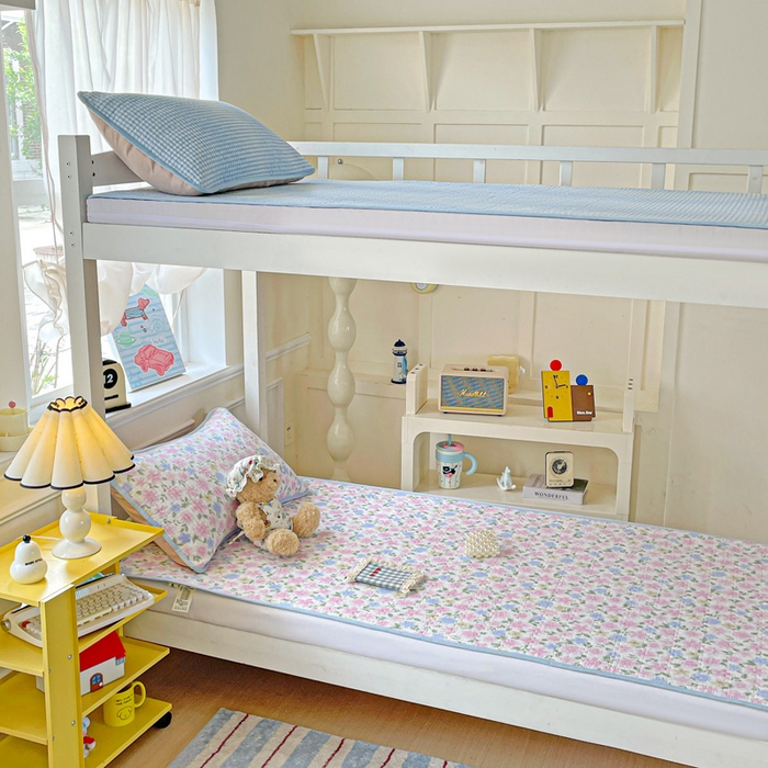 91家纺网 家纺一手货源 找家纺 恒尚居 2025新款学生床垫双层纱床褥垫软床垫床护垫-四季款【系列一】 蔷薇