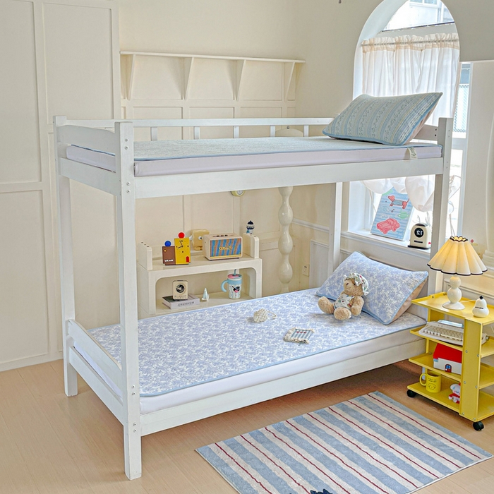 91家纺网 家纺一手货源 找家纺 恒尚居 2025新款学生床垫双层纱床褥垫软床垫床护垫-四季款【系列一】 清新蓝