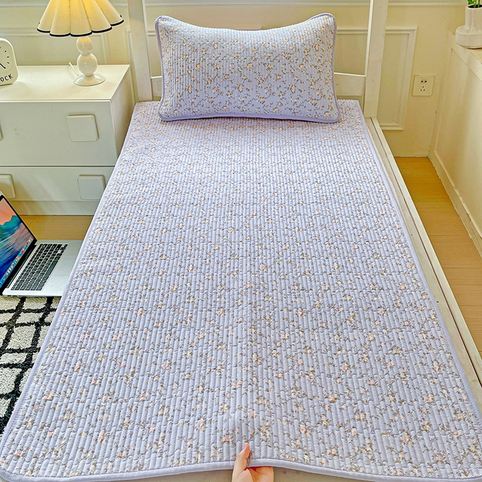 恒尚居 2025新款学生床垫双层纱床褥垫软床垫床护垫-四季款【系列一】 紫藤花