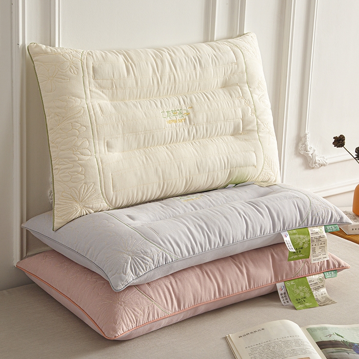 91家纺网 家纺一手货源 找家纺 （总）织布人 2025新款枕芯草本决明子护颈枕颈椎疲劳和浅睡人群设计低枕头枕芯