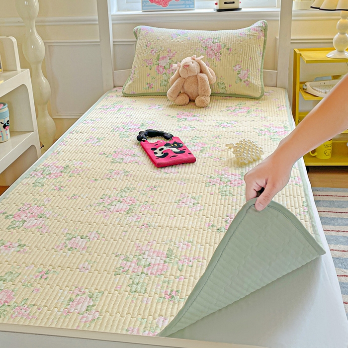 91家纺网 家纺一手货源 找家纺 恒尚居 2025新款学生床垫双层纱床褥垫软床垫床护垫-四季款【系列二】 花仙子