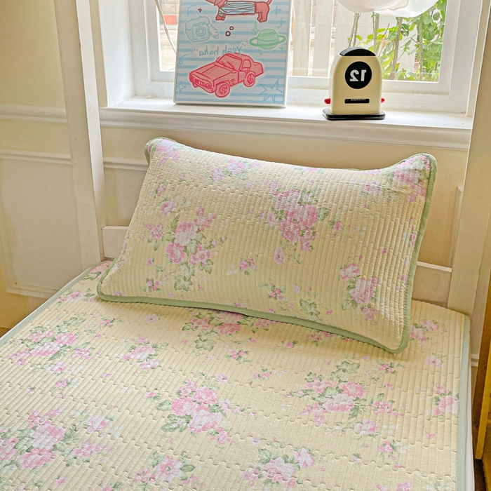 91家纺网 家纺一手货源 找家纺 恒尚居 2025新款学生床垫双层纱床褥垫软床垫床护垫-四季款【系列二】 花仙子