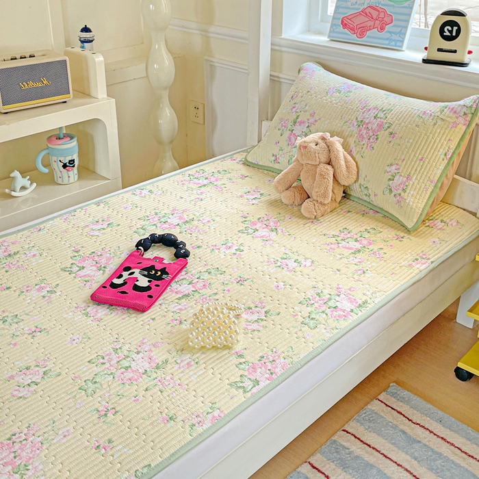 91家纺网 家纺一手货源 找家纺 恒尚居 2025新款学生床垫双层纱床褥垫软床垫床护垫-四季款【系列二】 花仙子