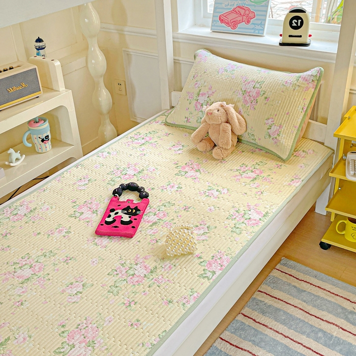 91家纺网 家纺一手货源 找家纺 恒尚居 2025新款学生床垫双层纱床褥垫软床垫床护垫-四季款【系列二】 花仙子