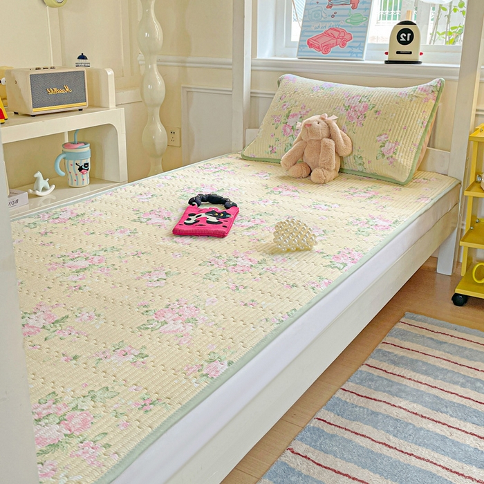 91家纺网 家纺一手货源 找家纺 恒尚居 2025新款学生床垫双层纱床褥垫软床垫床护垫-四季款【系列二】 花仙子