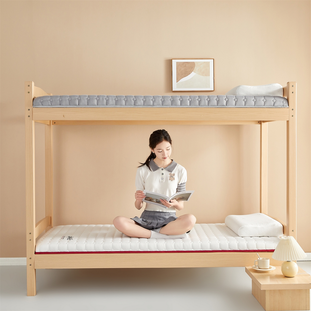 91家纺网 家纺一手货源 找家纺 （总）布卢姆床垫 2025新款A类针织棉新疆棉花学生床垫