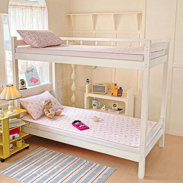 91家纺网 家纺一手货源 找家纺 恒尚居 2025新款学生床垫双层纱床褥垫软床垫床护垫-四季款【系列二】 美好时光