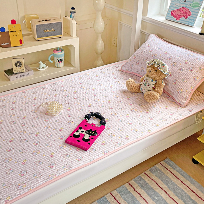 91家纺网 家纺一手货源 找家纺 恒尚居 2025新款学生床垫双层纱床褥垫软床垫床护垫-四季款【系列二】 美好时光