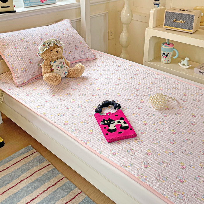 91家纺网 家纺一手货源 找家纺 恒尚居 2025新款学生床垫双层纱床褥垫软床垫床护垫-四季款【系列二】 美好时光