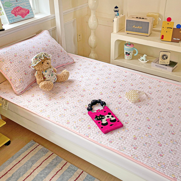 91家纺网 家纺一手货源 找家纺 恒尚居 2025新款学生床垫双层纱床褥垫软床垫床护垫-四季款【系列二】 美好时光