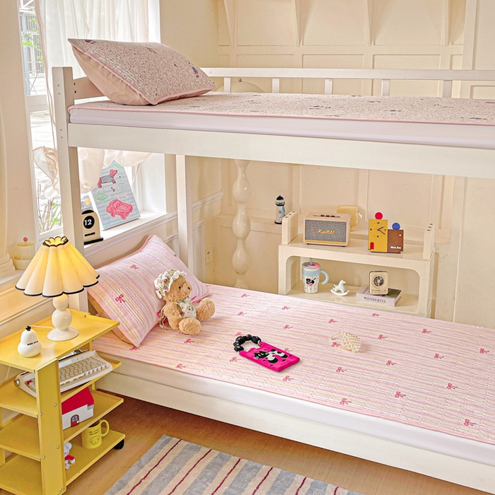 91家纺网 家纺一手货源 找家纺 恒尚居 2025新款学生床垫双层纱床褥垫软床垫床护垫-四季款【系列二】 完美日记