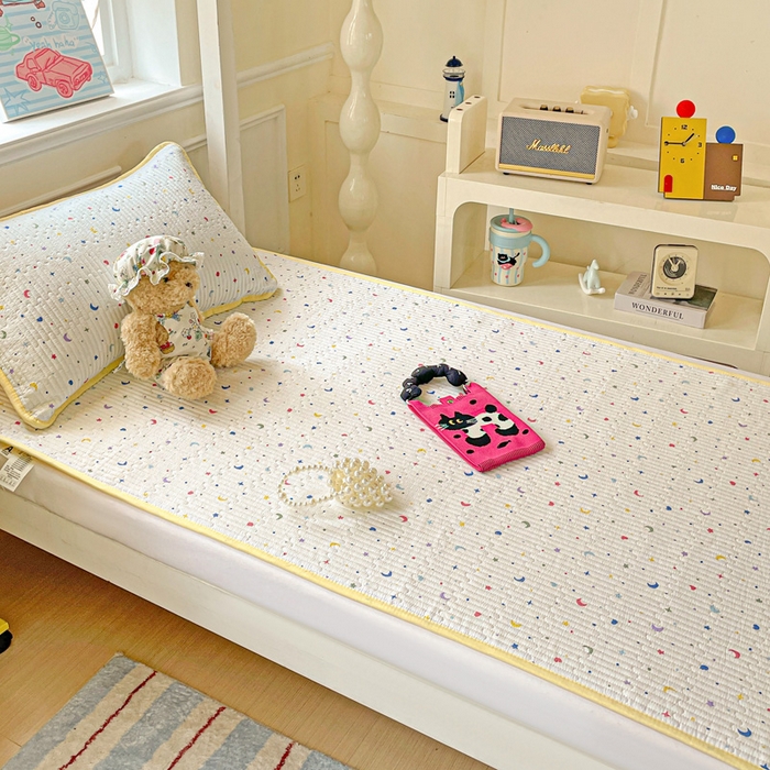 91家纺网 家纺一手货源 找家纺 恒尚居 2025新款学生床垫双层纱床褥垫软床垫床护垫-四季款【系列二】 星月