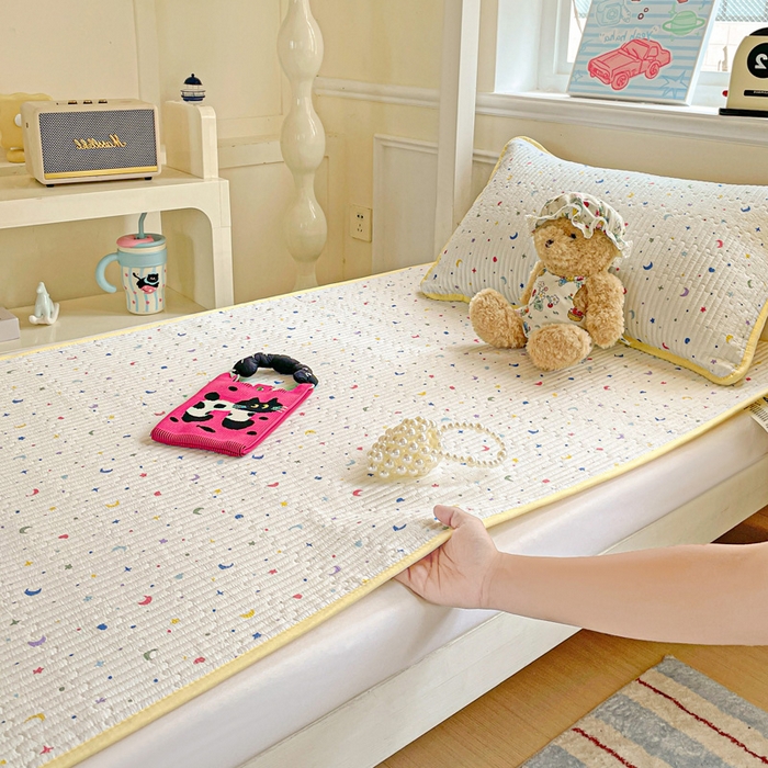 91家纺网 家纺一手货源 找家纺 恒尚居 2025新款学生床垫双层纱床褥垫软床垫床护垫-四季款【系列二】 星月