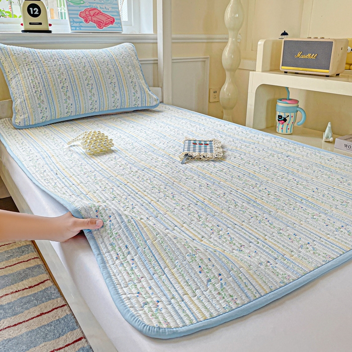 91家纺网 家纺一手货源 找家纺 恒尚居 2025新款学生床垫双层纱床褥垫软床垫床护垫-四季款【系列二】 阳光庄园