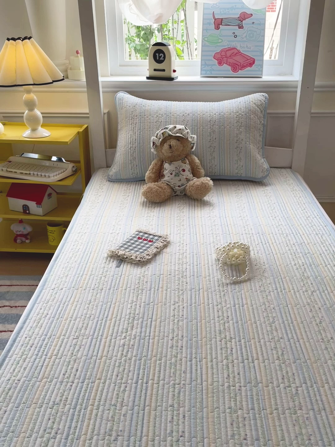 91家纺网 家纺一手货源 找家纺 恒尚居 2025新款学生床垫双层纱床褥垫软床垫床护垫-四季款【系列二】 阳光庄园