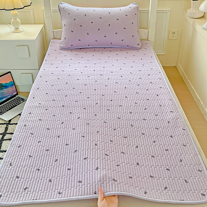 恒尚居 2025新款学生床垫双层纱床褥垫软床垫床护垫-四季款【系列二】 紫萱