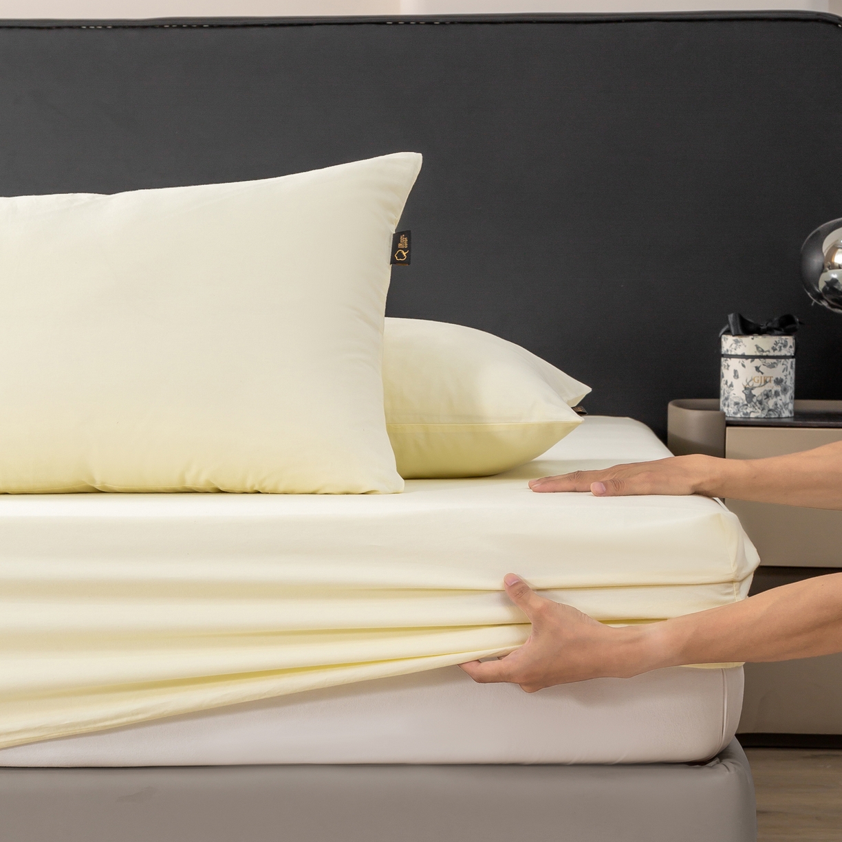 91家纺网 家纺一手货源 找家纺 （总）憨豆家纺 2025新款全棉磨毛床笠纯棉加厚防尘罩全包围床笠跨境四季通用