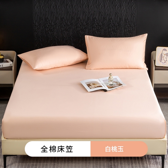 91家纺网 家纺一手货源 找家纺 （总）沃尔居 2025新款全棉床笠正宗60S纯棉加厚防尘罩全包围床笠跨境四季通用