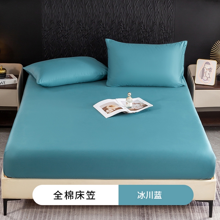 91家纺网 家纺一手货源 找家纺 （总）沃尔居 2025新款全棉床笠正宗60S纯棉加厚防尘罩全包围床笠跨境四季通用