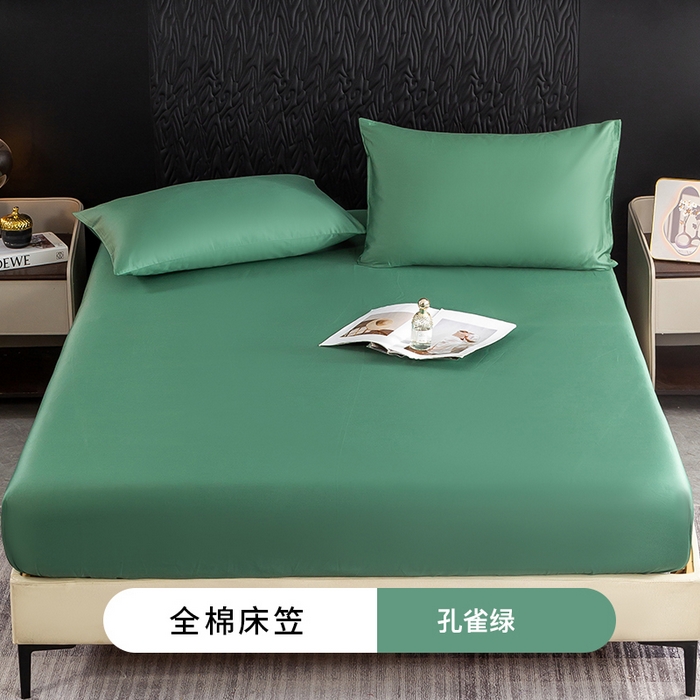 91家纺网 家纺一手货源 找家纺 （总）沃尔居 2025新款全棉床笠正宗60S纯棉加厚防尘罩全包围床笠跨境四季通用