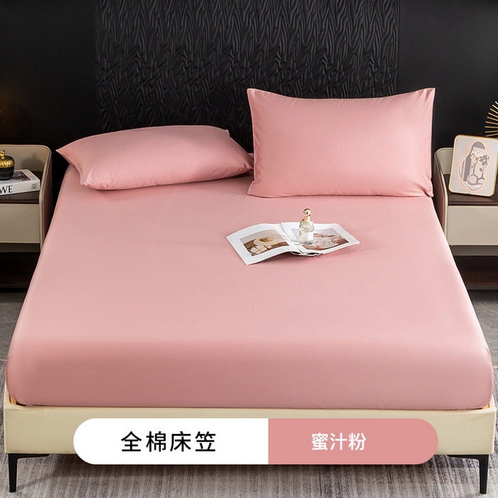 91家纺网 家纺一手货源 找家纺 （总）沃尔居 2025新款全棉床笠正宗60S纯棉加厚防尘罩全包围床笠跨境四季通用