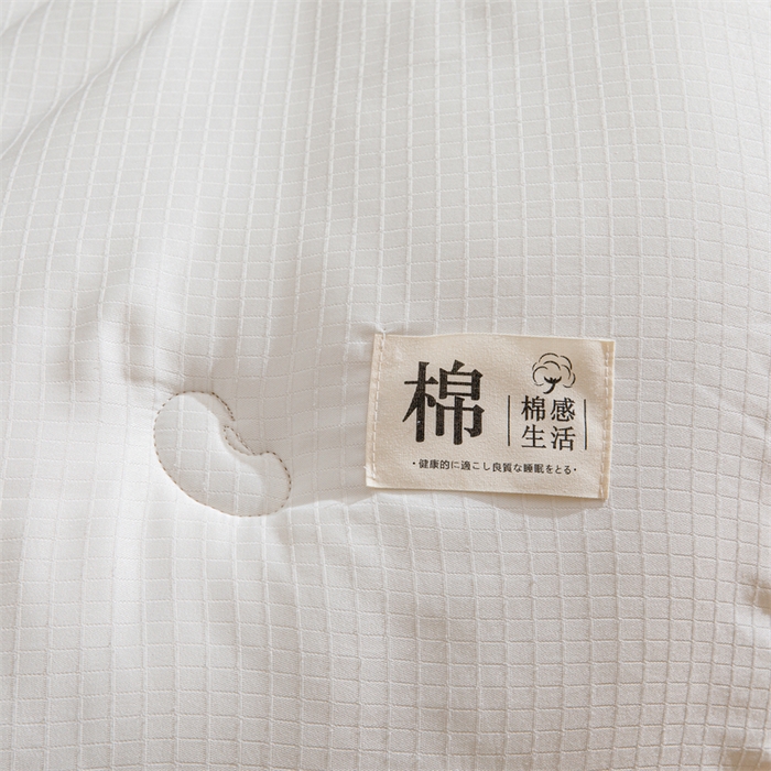 91家纺网 家纺一手货源 找家纺 天瑜家纺 2025新款原棉提花大豆被子母被春秋被子被芯 米黄