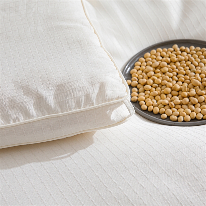 91家纺网 家纺一手货源 找家纺 天瑜家纺 2025新款原棉提花大豆被子母被春秋被子被芯 米黄