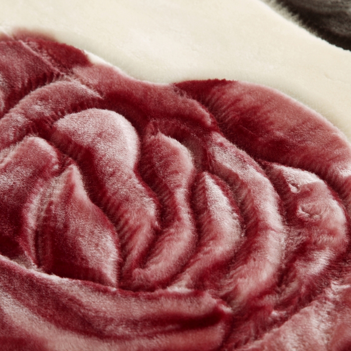 91家纺网 家纺一手货源 找家纺 好艺佳毛毯 2025新款（经典版）拉舍尔毛毯学生毯宿舍婚庆加厚双层毯子绒毯盖毯不掉毛毛毯 32灰豆沙