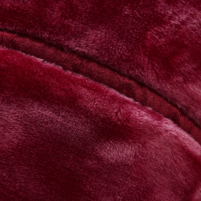 91家纺网 家纺一手货源 找家纺 好艺佳毛毯 2025新款（经典版）拉舍尔毛毯学生毯宿舍婚庆加厚双层毯子绒毯盖毯不掉毛毛毯 心相月-橡皮红