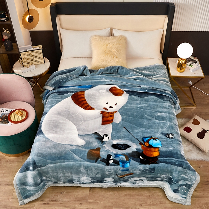 91家纺网 家纺一手货源 找家纺 （总）好艺佳毛毯 2025新款（升级版）拉舍尔毛毯学生毯宿舍婚庆加厚双层毯子绒毯盖毯不掉毛毛毯