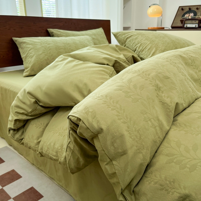 91家纺网 家纺一手货源 找家纺 （总）沐棉家居 2025新款法式轻奢100支贡缎长绒棉四件套