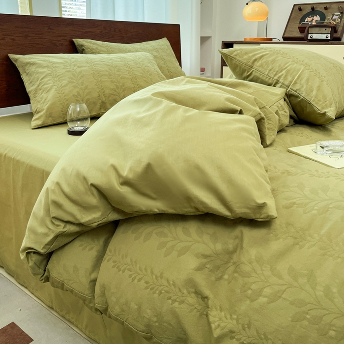 91家纺网 家纺一手货源 找家纺 （总）沐棉家居 2025新款亲肤舒适全棉纯棉提花四件套