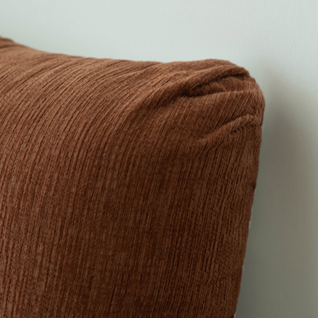 91家纺网 家纺一手货源 找家纺 美达人 2025新款雪尼尔无床头魔术贴靠背 无床头魔术贴-橙