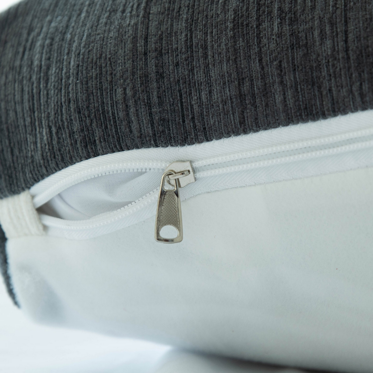 91家纺网 家纺一手货源 找家纺 美达人 2025新款雪尼尔无床头魔术贴靠背 无床头魔术贴-黑