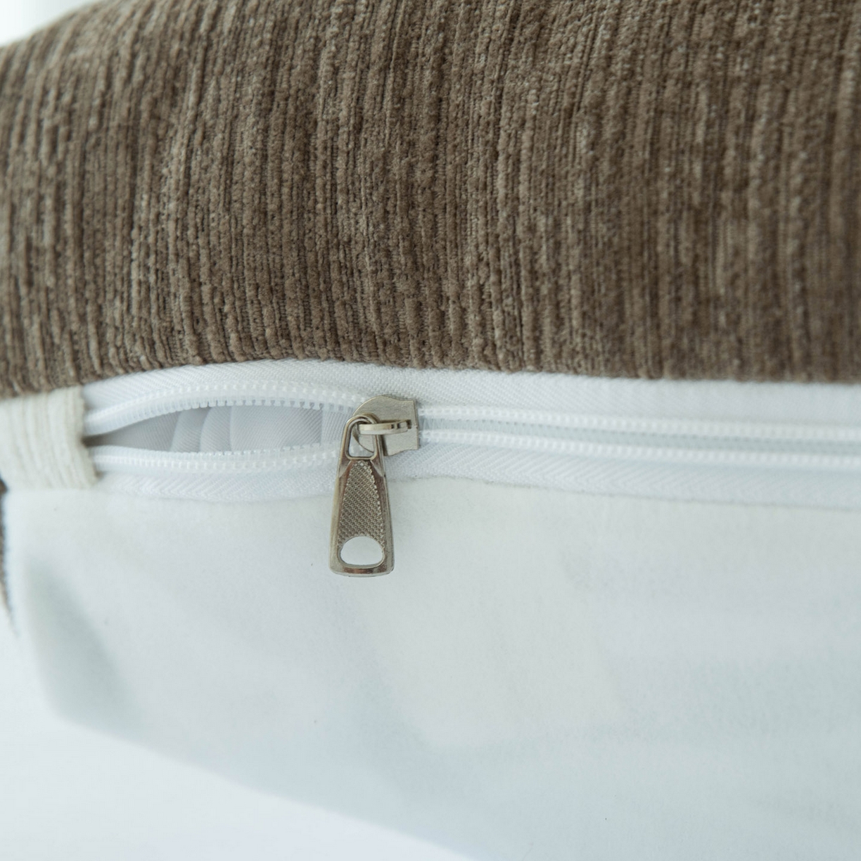 91家纺网 家纺一手货源 找家纺 美达人 2025新款雪尼尔无床头魔术贴靠背 无床头魔术贴-咖