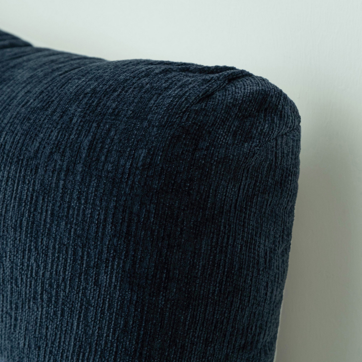 91家纺网 家纺一手货源 找家纺 美达人 2025新款雪尼尔无床头魔术贴靠背 无床头魔术贴-蓝